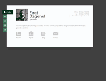 Tablet Screenshot of firatozgenel.com